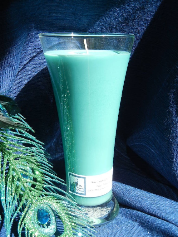 Handmade Soy Candle Tropical Blue Hawaiian