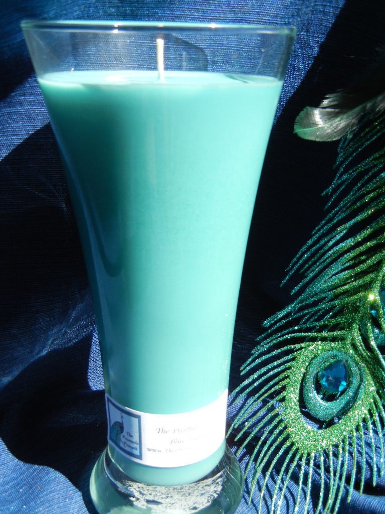 Handmade Soy Candle Tropical Blue Hawaiian