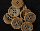 Vintage Buttons Mother of Pearl inset - 8pc