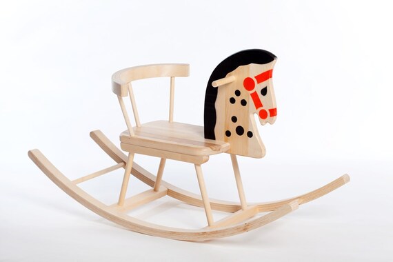 Wooden rocking horse Classical