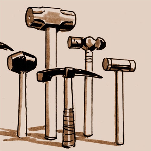 Sadness Reprieve Fig. W: Gavel Print