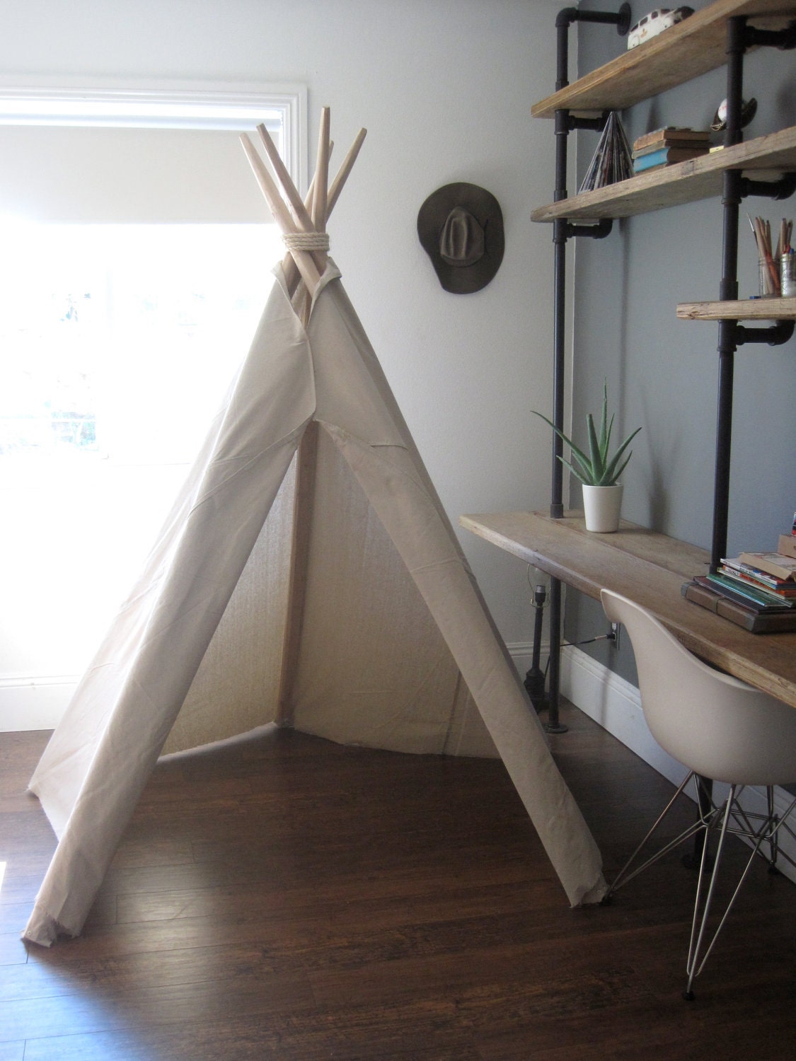 6 ft Fold Away Canvas Teepee