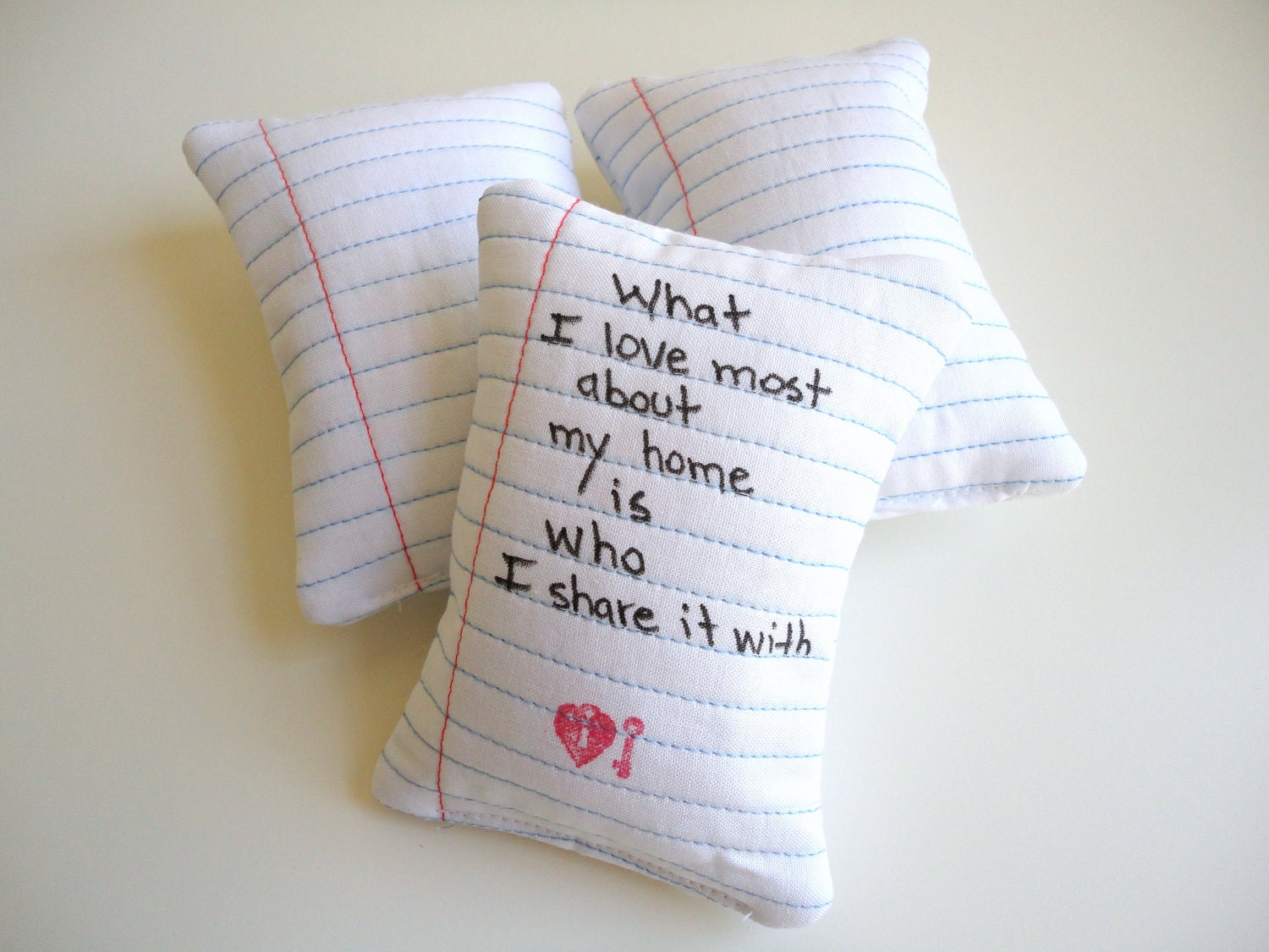Notebook Page Lavender Sachet - What I Love...