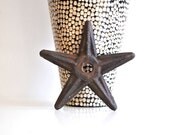 Cast Iron Star - Industrial Architectural Star -   Holiday Decor
