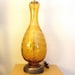 yellow glass lamp retro