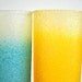 Colorful Vintage Glasses - Textured finish blue, yellow, coral and green
