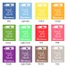 Bathroom Art Print - Set of 3 - Color - 8x10