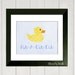 Bathroom Art Print - Rub-A-Dub-Dub - 8x10