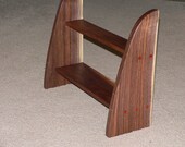Artsy Walnut Shelf