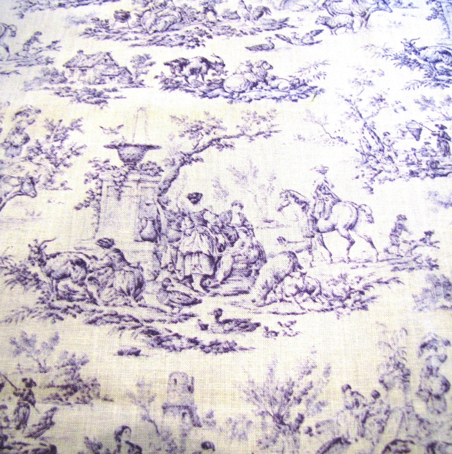 Purple Toile