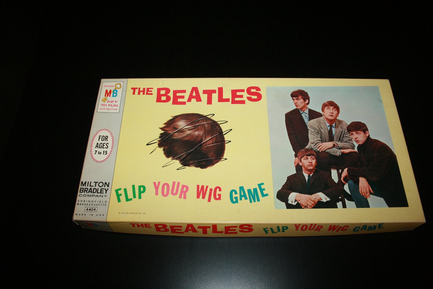 RESERVED For David - Rare 1964 The Beatles "Flip Your Wig" Board Game - Milton Bradley - BrandosFunkyFinds
