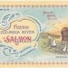 1900-1910 Fresh Columbia River Salmon Can Label packed by Pillar Rock Packing Co