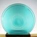 Vintage Aqua Turquoise Blendo Bowl with 22K Gold Rings