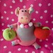 Charlotte the Piggy, knitted doll - cheerful gift for boys and girls from 3 till 99 years old