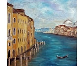 Art Print "Venice Too" - Print of Original Oil Painting - 8"x10" - B2G1F