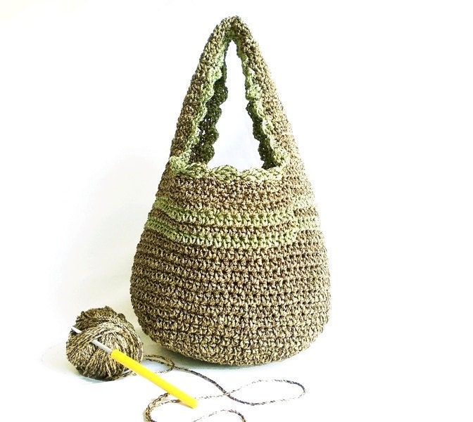 Crochet bag- Handmade Crochet Bag- Crochet Pouch- Handmade bag- Unique Crochet Bag- Fashionable Handbag