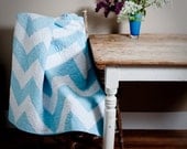Chevron Accent Throw : a pdf quilt pattern