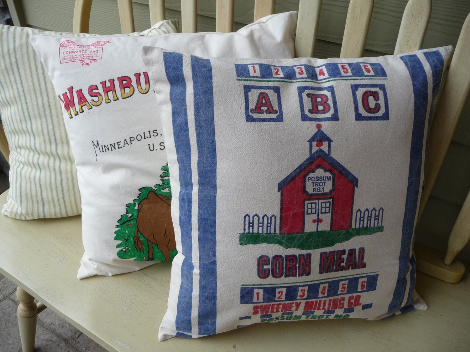 flour sack pillows
