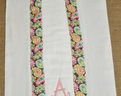 Customized Monogrammed Burp Cloth