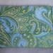 Kindle Sleeve in Green Paisley