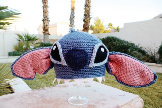 Stitch -ish Hat: Super Cute Disney Lilo & Stitch Alien Crochet Beanie Hat
