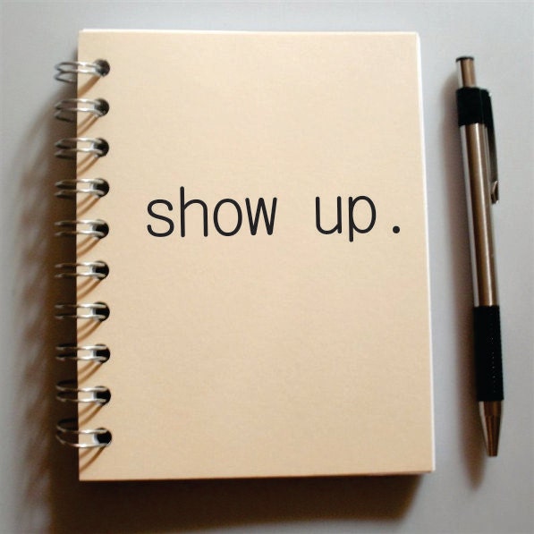 Personalized Fitness Journal Show Up personalized choose cover color custom