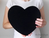 2 CHALKBOARD Large HEARTS for Rustic Wedding Decor or Photo Booth Prop, Engagement Pictures Props Save the Date Chalk Board Signs Il_170x135