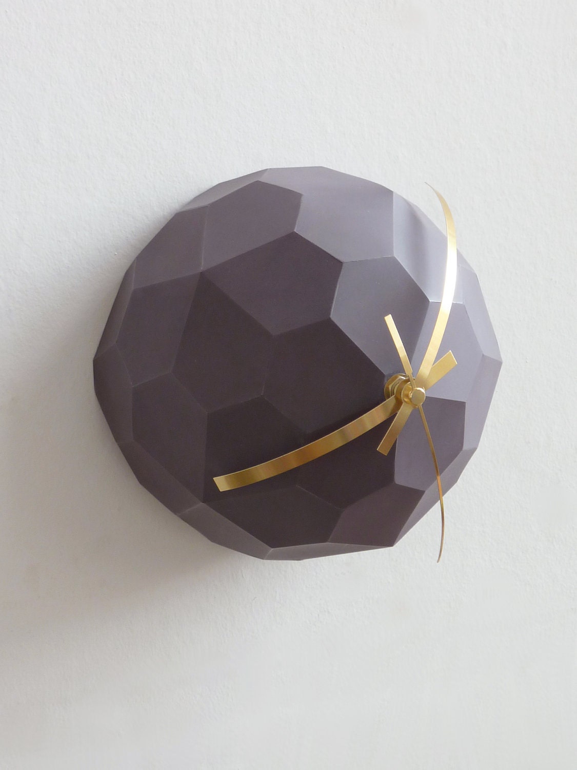 Polyhedra Globe Wall Clock