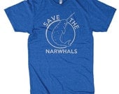 funny shirt Narwhal t shirt S-3XL
