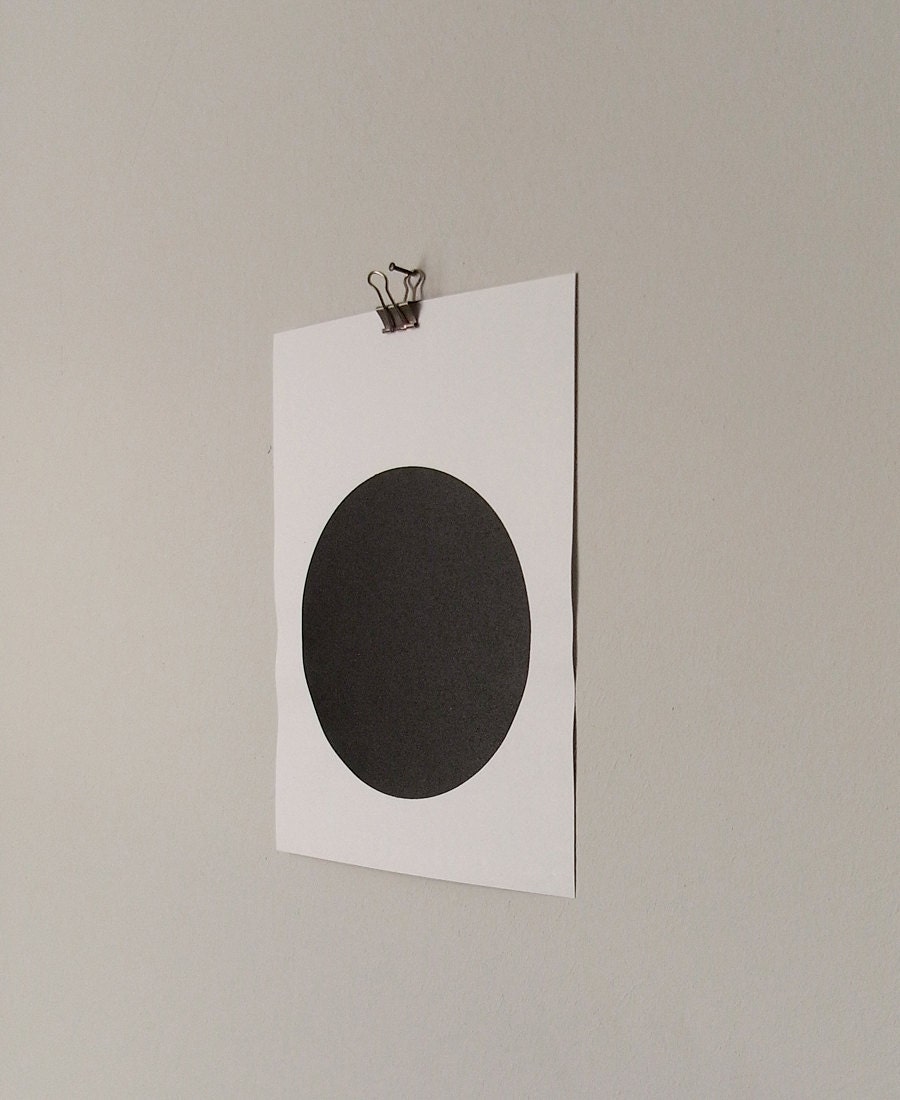 circle screenprint on paper