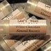 White Chocolate Almond Biscotti All-Natural Beeswax Lip Balms, Three Pack of Lip Salve Chapstick