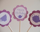 Purple Tea Party Cupcake Toppers Il_170x135