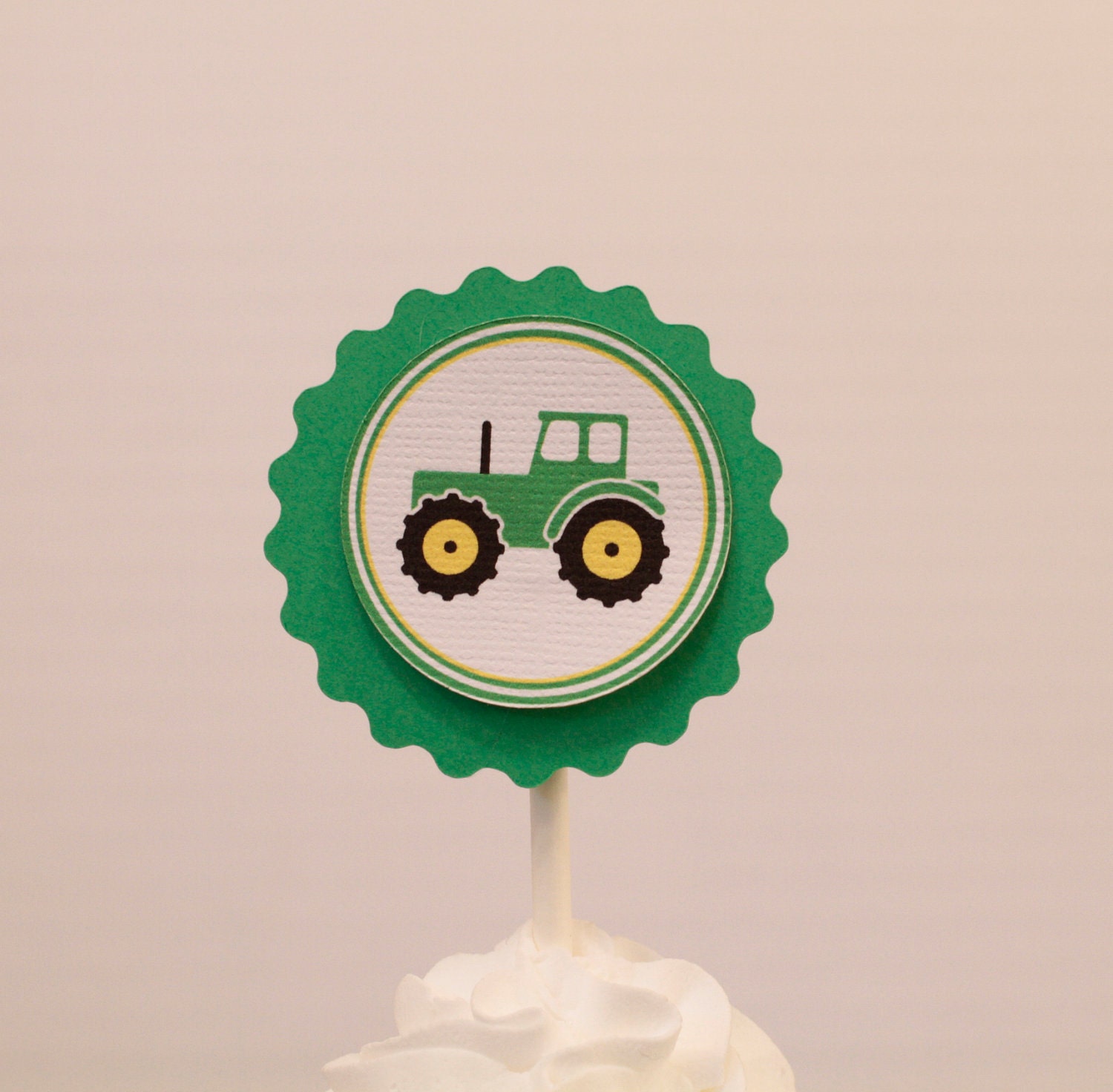 Tractor Birthday Party Cupcake Toppers Il_170x135