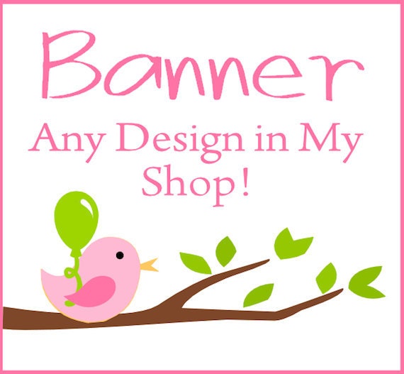 Add a Happy Birthday Banner for Any Design in My Shop Il_170x135