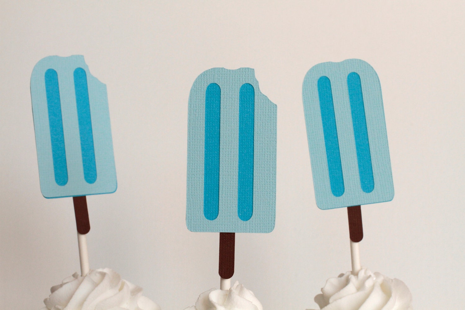 2 Tone Blue Popsicle Cupcake Topper Il_170x135