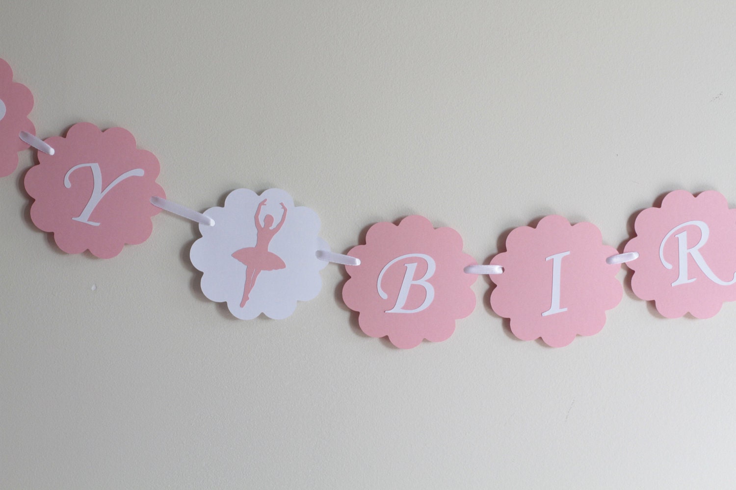 Ballerina Happy Birthday Banner Il_570xn