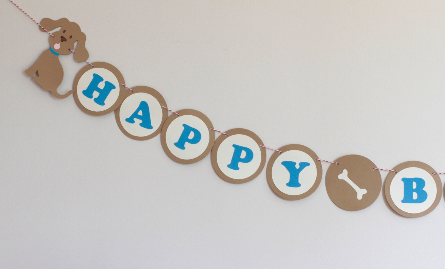 Puppy Happy Birthday Banner Il_570xn