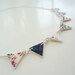 Mini 'Picnic in Paris' Bunting Necklace : Handmade chic french style jewelry