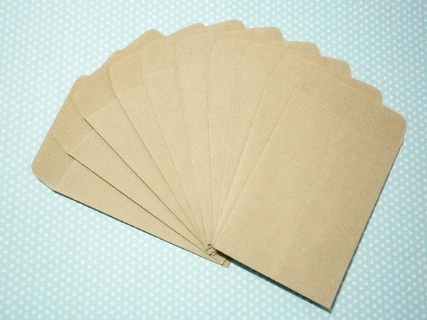 Mini Kraft Envelopes - 1