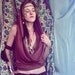 RESERVED for STEPHANIE gypsy tudung. hooded cowl tunic. organic bamboo hemp blend. hand dyed color- desert rose. 'made to order'