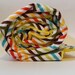 Baby Blanket, Chevron Baby Blanket with Yellow Minky