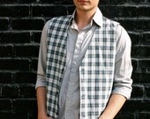 Vintage Plaid Vest