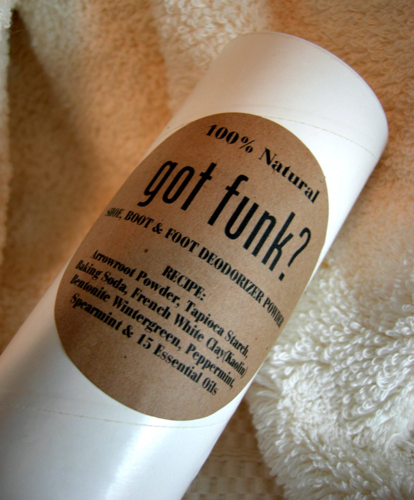 got funk - Natural Organic Shoe, Boot, Sneaker and Foot Deodorizer Powder