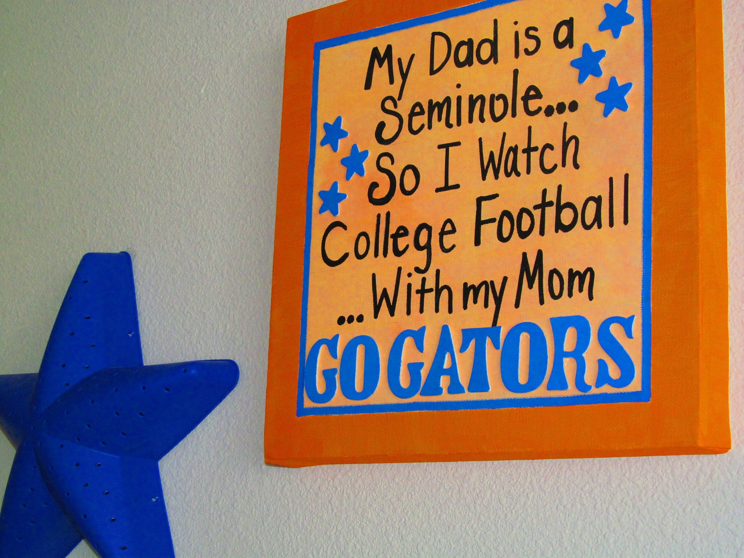 Florida Gator Football Canvas