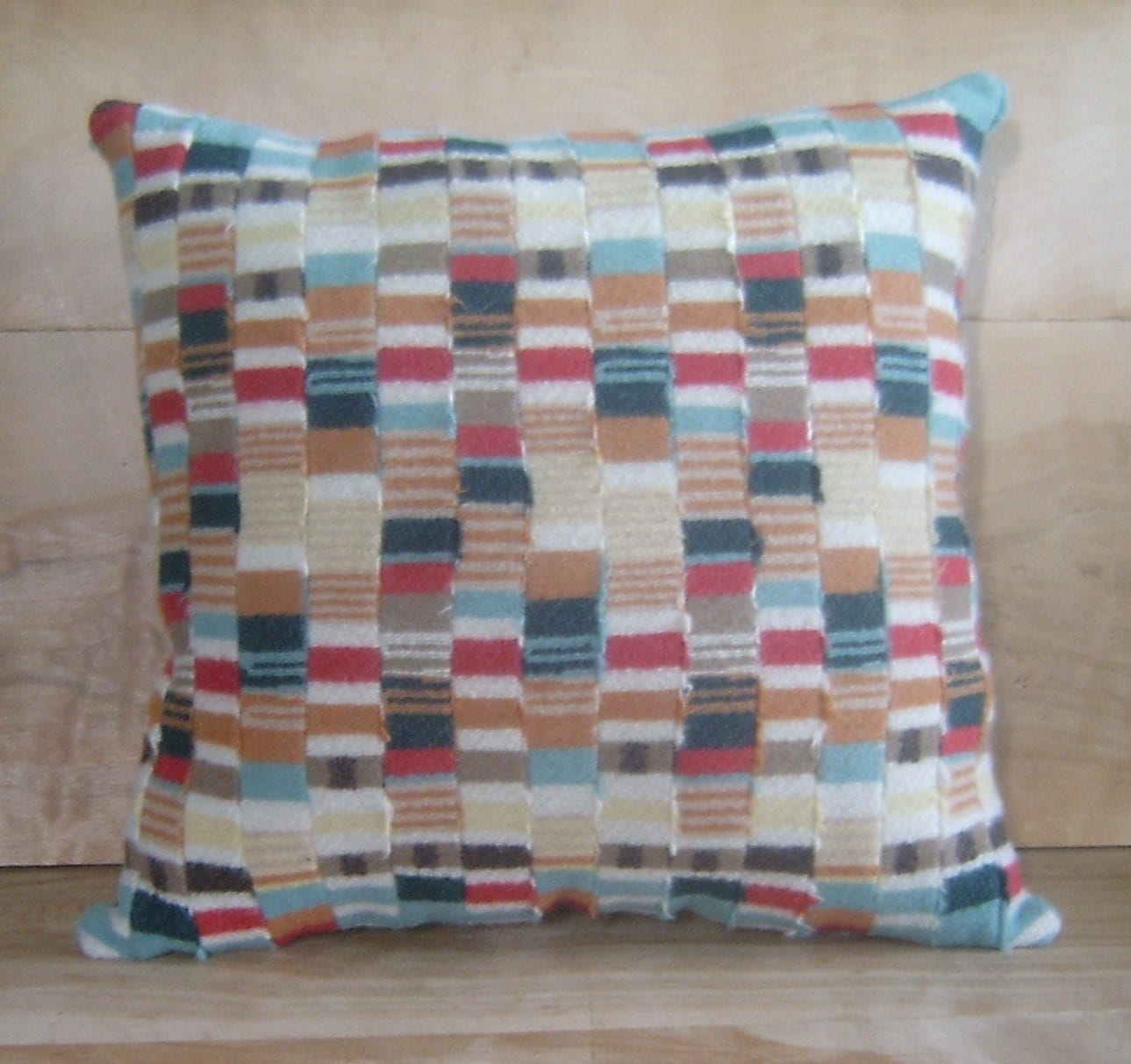 Pillow - Pendleton Wool Fabric - Pastel 15x15