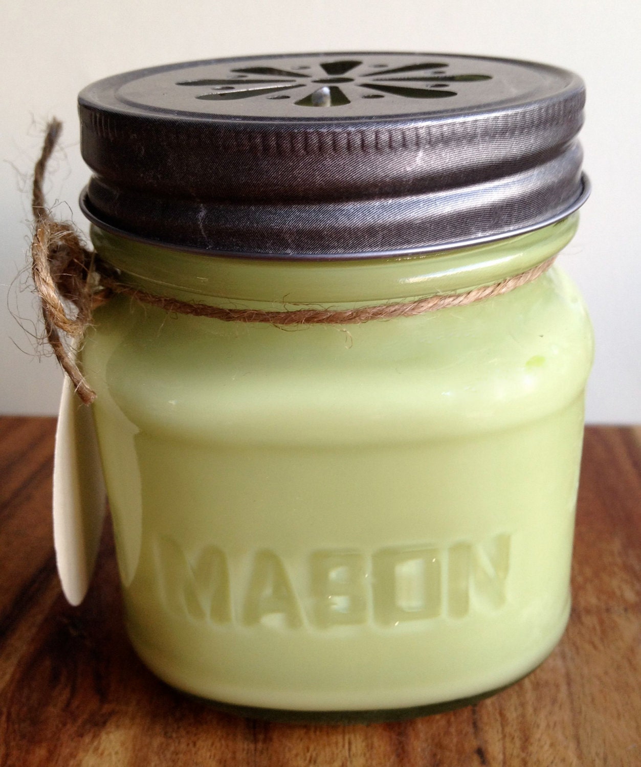 Brandied Pear Soy Candle 8oz Mason Jar