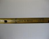 Authentic 1970 Indian Recorder Flute - Rustic  Bamboo Style & hand-crafted