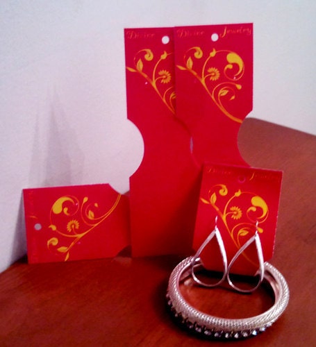 125 Custom Earring Foldover Cards