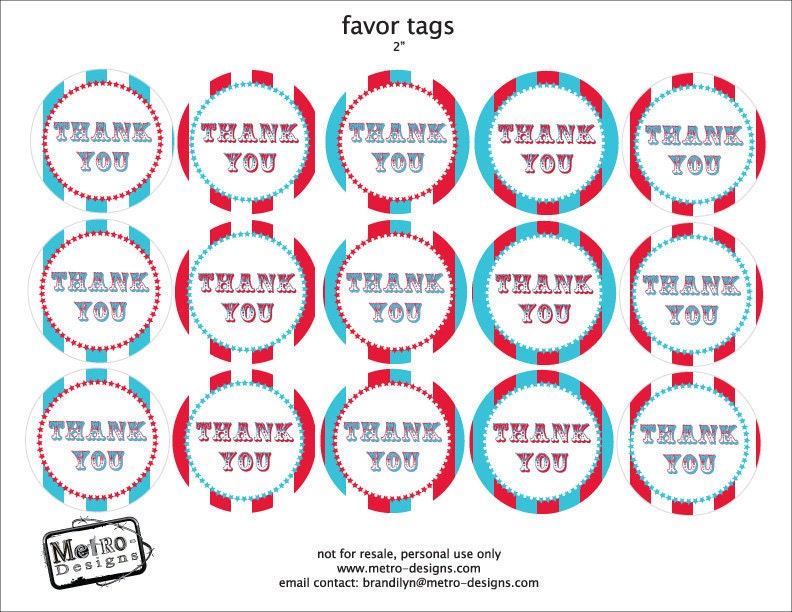 Carnival Party Package - Digital Files