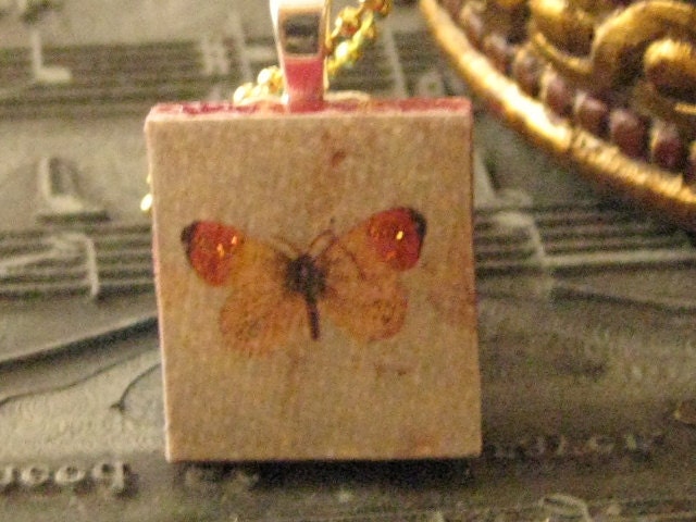 Butterfly Scrabble tile